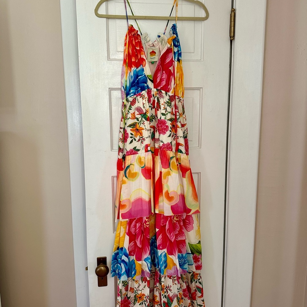 Farm Rio Floral Maxi Dress